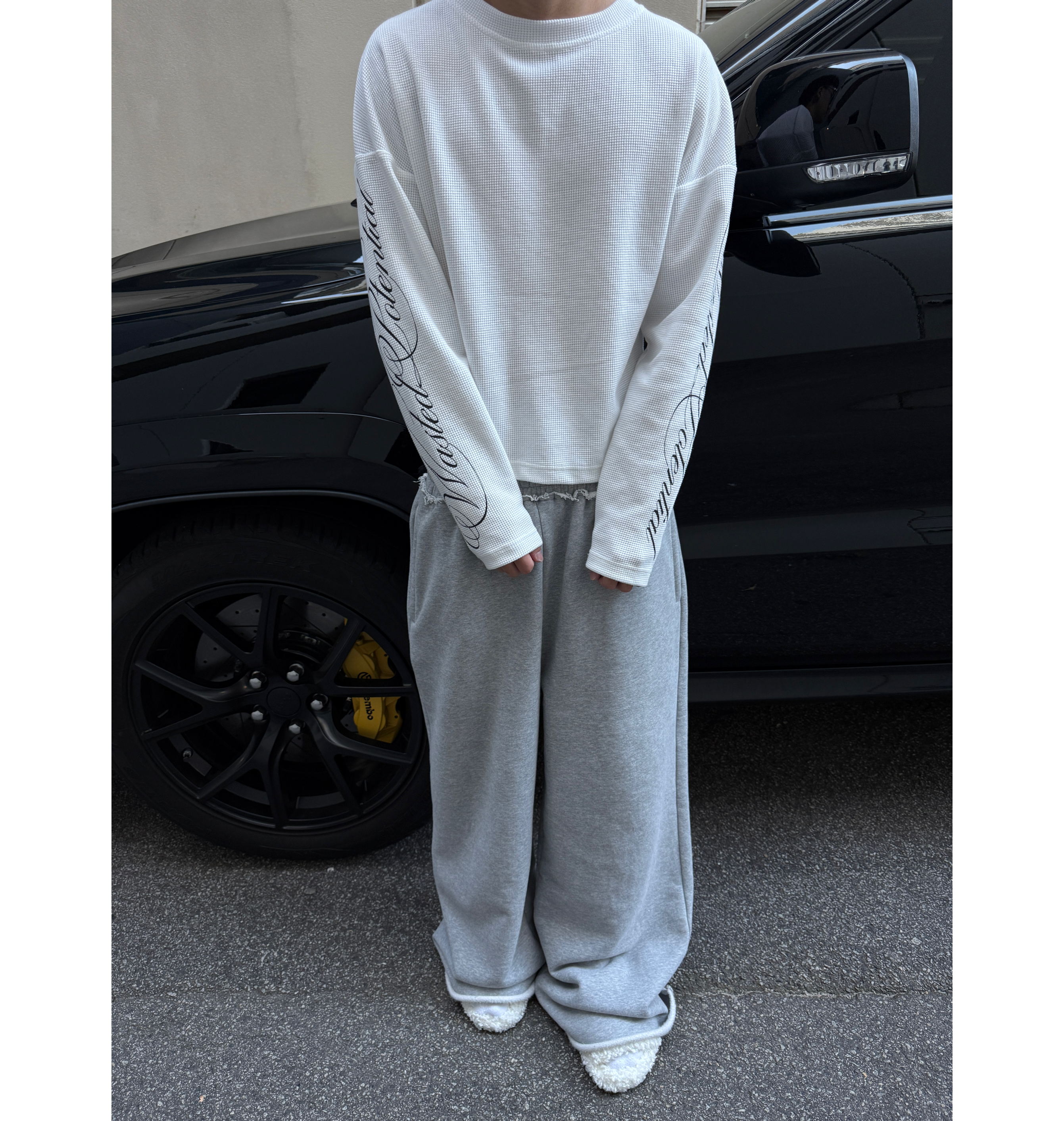 COZY SWEATPANTS - GREY