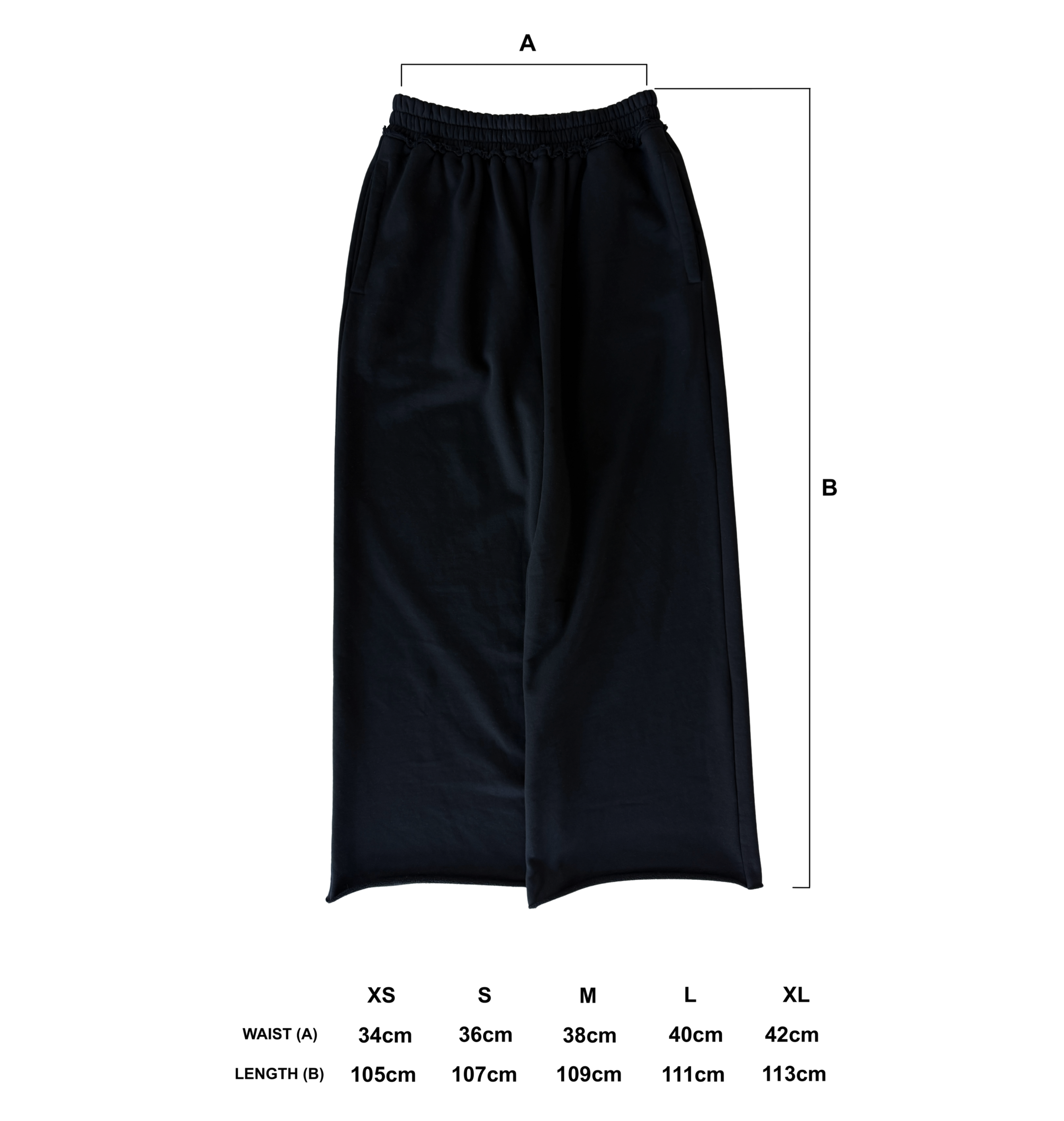 COZY SWEATPANTS - BLACK